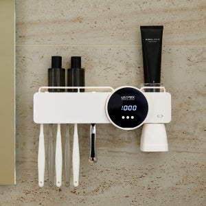유토렉스 디아나 무선 24H UV-C 살균 히팅건조 가정용 칫솔살균기 URT-127CHW