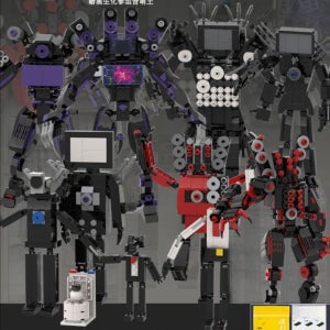 스키비디 토일렛 블록 46종 타이탄 클락맨 카메라멘 피규어 선물