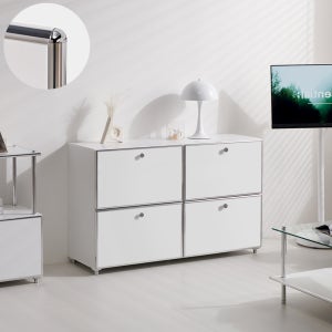 오브 모듈 2단 1200 와이드 서랍장 수납 거실장