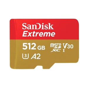 샌디스크 microSDXC Class10 Extreme UHS-I U3 V30 A2 190MB/s 512GB