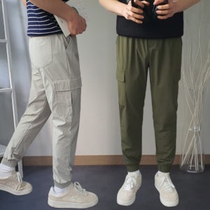 1+1 남자냉장고바지 여름카고조거팬츠 남성아이스바지