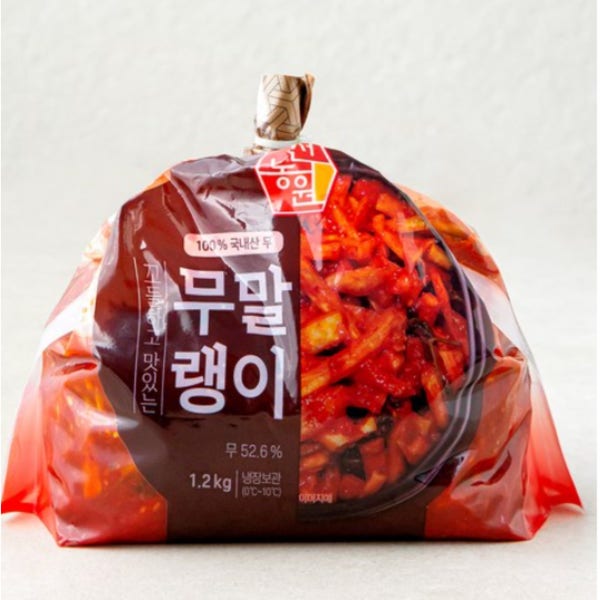 선농원 국내산 꼬들 무말랭이 반찬 1.2KG