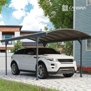 캐노피아 주차장 조립식 카포트 비토리아5000 주차캐노피 개인차고지 이동식 차고