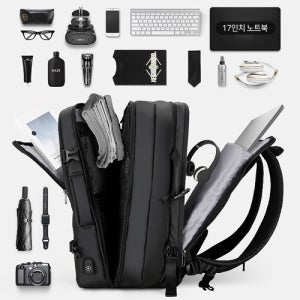 남자 직장인 정장 확장형 17인치노트북백팩