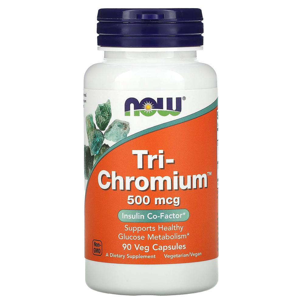 나우푸드 Tri <b>Chromium</b> 크로뮴 크롬 500mcg 90베지캡슐 시나몬