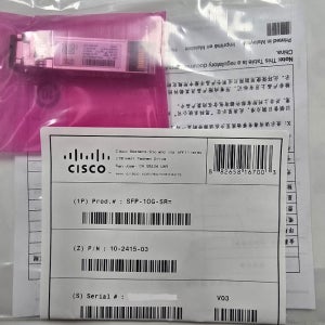 Cisco SFP-10G-SR 홀로그램 시스코 Hologram 10G SFP 모듈, 10년보증