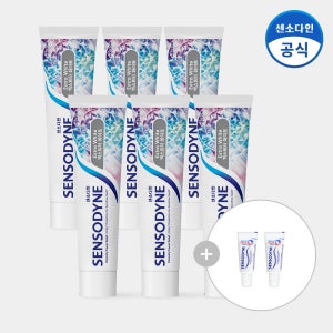 센소다인 엑스트라 화이트 민감성 치약 120g, 6개