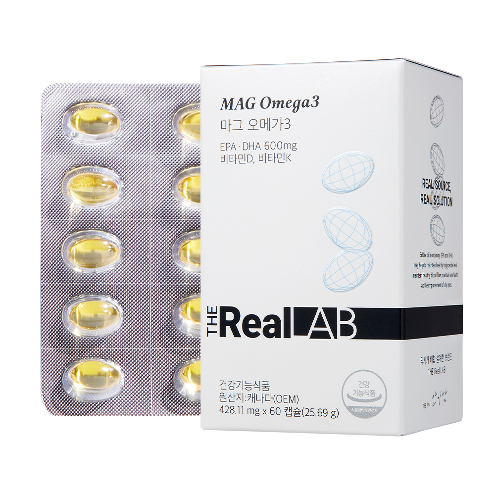 <b>더리얼</b>랩 MAG 오메가3 5개