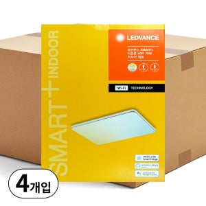 오스람 LED 스마트조명 와이파이 리모컨 직사각 방등 70W 플리커프리 4개입