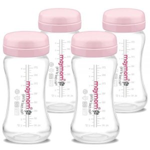 Maymom Wide Mouth Milk Storage Collection Bottle with Travel Cap and Sealing Ring Can Replace Spectr