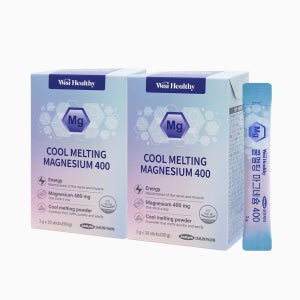 삼진제약 위시헬씨 쿨멜팅 마그네슘 400 30포, 2개