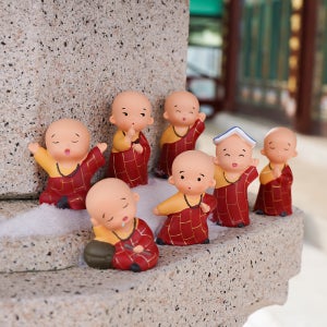 아기 보살 피규어 동자 인형 소품 부처님 부처 승 스님 상 미니 소형 인테리어 불교