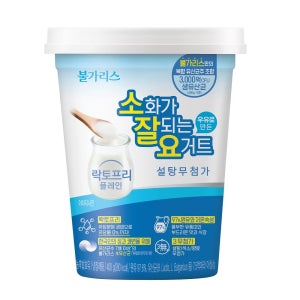 [냉장] 소화가 잘되는 우유로 만든 요거트 400g 락토프리 플레인