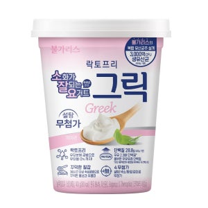 [냉장] 소화가 잘되는 우유로 만든 요거트 400g 락토프리 그릭