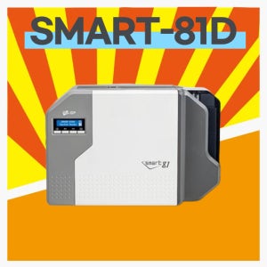 카드프린터 SMART-81D(재전사 양면) 회원증 학생증 신분증 카드발급기