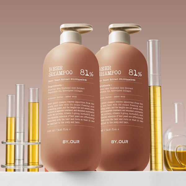 바이아우어 맥주효모 81만PPM 대용량 단백질 탈모 샴푸