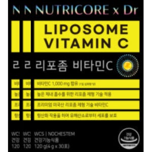 뉴트리코어 리포좀 비타민C 4g x 30포 x 3박스 3개월분