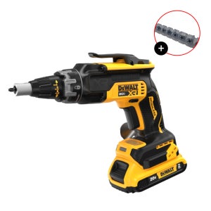 디월트 연발 충전 매거진 드라이월 스크류건 DCF630D2T