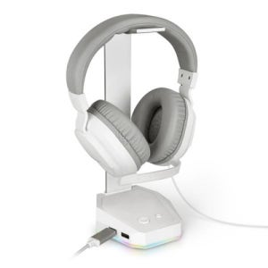 이메이크 LED 헤드셋 거치대 USB 허브 USB 2포트 2.0