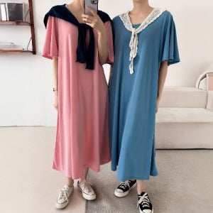 리얼빅 99까지 입는 날개 원피스