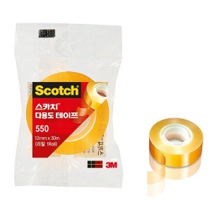 170 3M 스카치 다용도테이프 리필용550R 18mmX20M 문구사무용