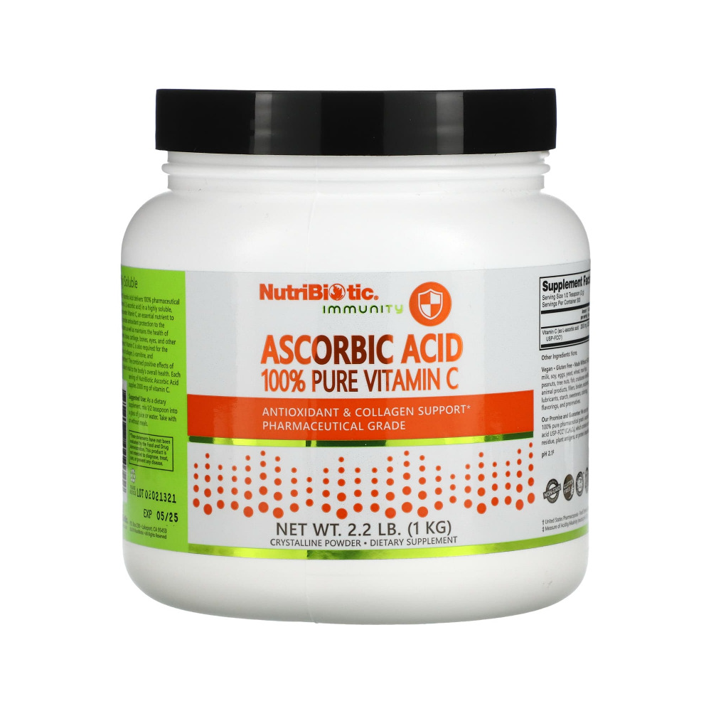 뉴트리바이오틱 아스코르브 애시드 <b>퓨어 비타민C 파우더</b> 1kg