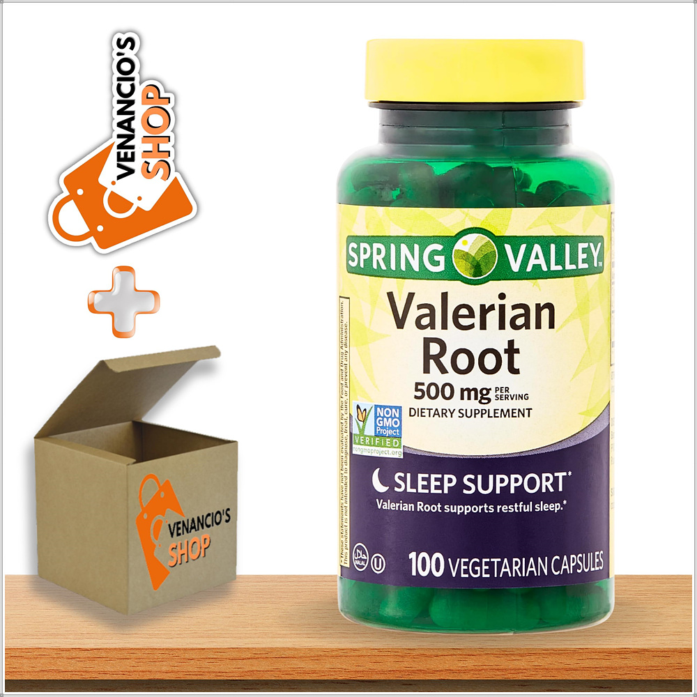 <b>스프링밸리</b> 발레리안루트 500mg 100캡슐 쥐오줌풀