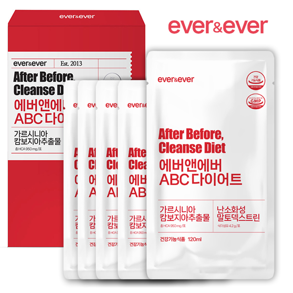 하루한끼 맛있는 ABC <b>클렌즈</b> 비움 다이어트 120mlx5포