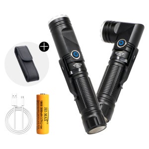 아노라이트 휴대용 ㄱ자변형랜턴 등산용 C타입 충전 18650 군용 후레쉬 SF10 일반세트