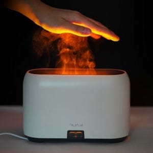 불멍가습기 수증기 모닥불 무드등 조명 캠핑 불꽃 가습기