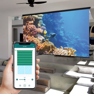 아라크네 전동스크린(앱사용) 블랙시그니처 145인치