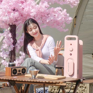 흥신 오르씨 캠핑라디에이터 500W 간절기 캠핑용 난로 야외 난방기 체리블라썸(가방포함)