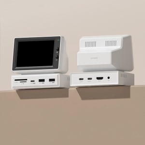 하기비스 USB C타입 노트북 도킹스테이션 멀티 HDMI IPS 스크린 미니 허브 2세대