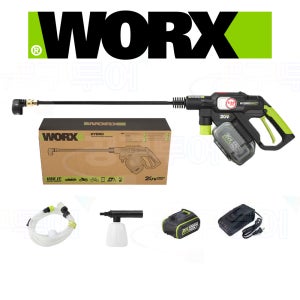 웍스 20V 고압 세차기 세척기세트 간편한청소 WU633.4 충전 무선 세차건 농약분무기