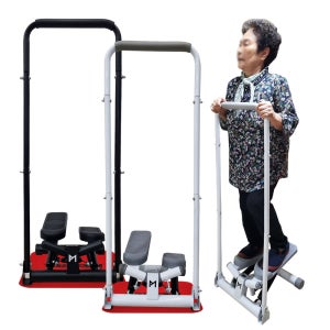 [연말 결산 이벤트]가정용 스텝퍼 계단오르기 걷기 운동 기구 다리앤 손잡이 스테퍼 블랙