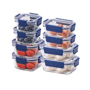 [N단독구성]락앤락 글라스 탑클라스 내열유리 밀폐용기 8P 세트