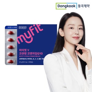 [3개월] 동국제약 마이핏V 코큐텐 코엔자임Q10 항산화 혈압건강 90캡슐, 1개