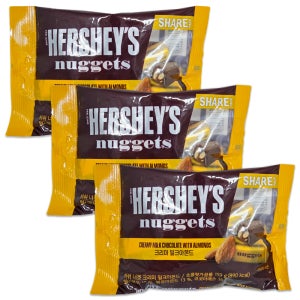 허쉬 너겟 크리미 밀크아몬드 159gx3개