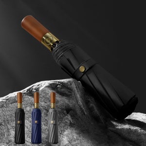 고급 3단 자동 우산 튼튼한 접이식 우산 답례품