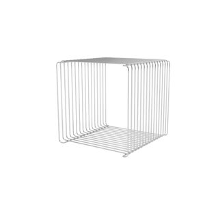 팬톤 와이어 큐브 실버 철제선반 40x40cm