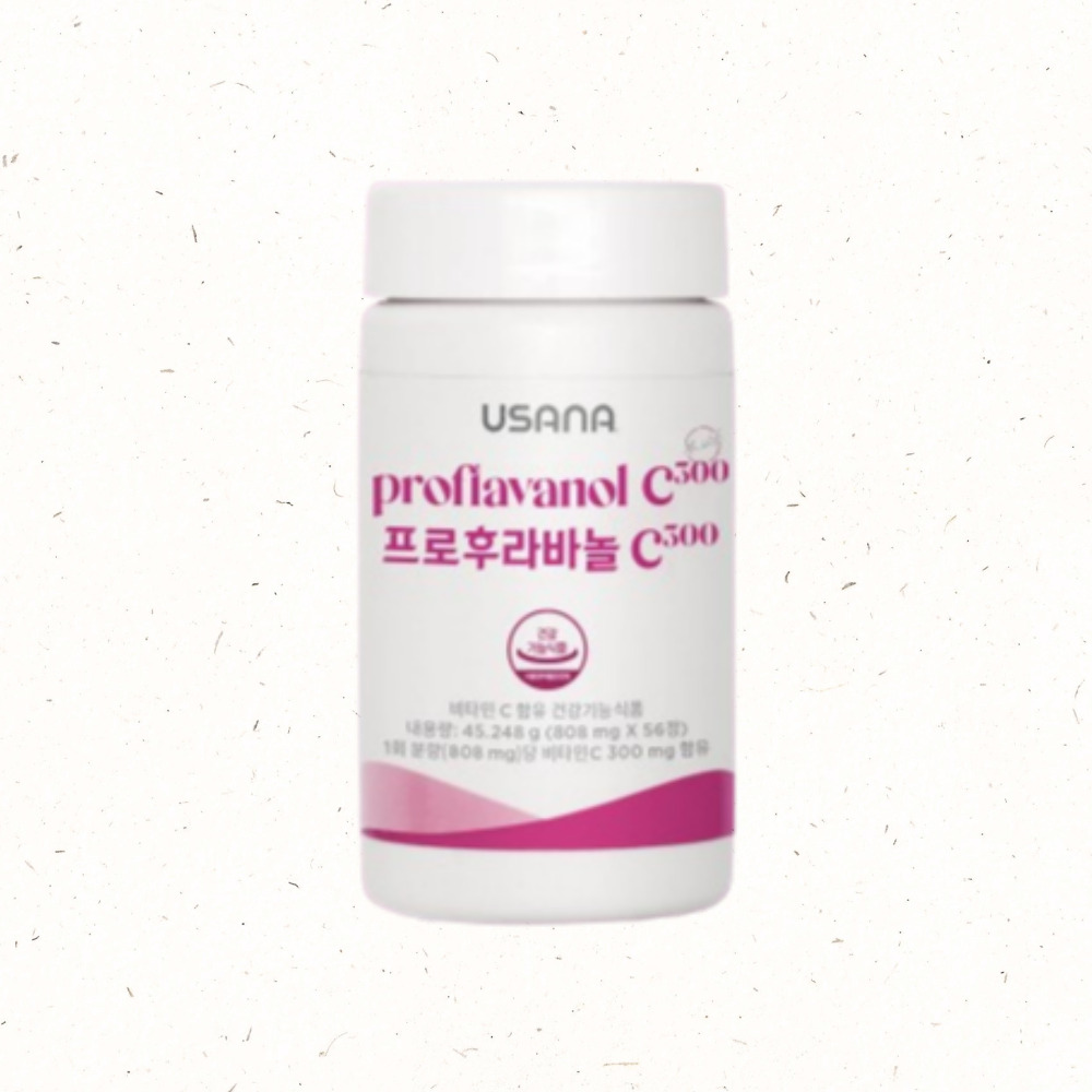 <b>유사나</b> 포도씨추출물 함유 남녀노소 항산화 <b>비타민C</b> 프로후라바놀C300 56정