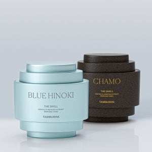 (선물포장) 탬버린즈 퍼퓸 핸드크림 미니 듀오 세트 (블루히노키+카모)