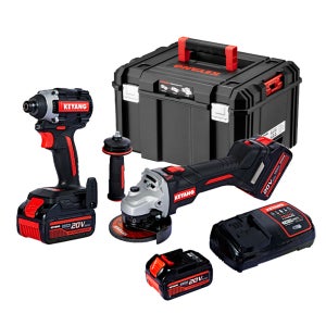 계양 20V 충전 임팩트 드라이버 100mm 핸드 그라인더 콤보세트 CK20BLH-2IG