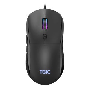 6버튼 3600DPI 고감도 센서 레인보우 LED 사무용 게이밍 유선마우스