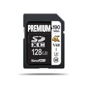 나노플래시 NanoFlash SDXC 128GB v60 10년워런티 데이터복구