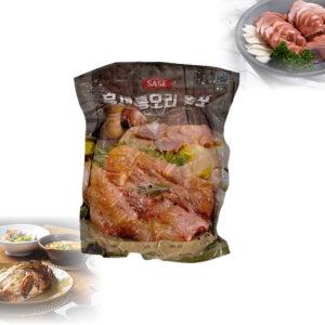 사세 훈제 통오리완포 900g 10개 훈제 구이 오리고기