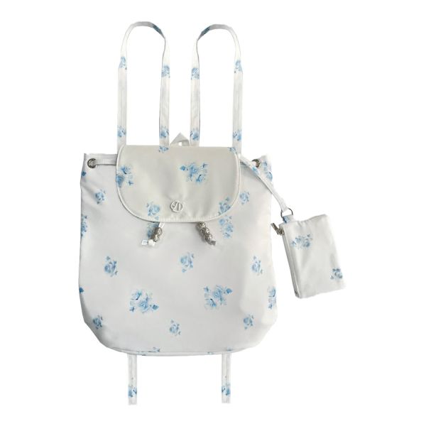 메온셀 소프트서울 SILVER BALL FLOWER BACKPACK WITH CARD CHARM [WHITE]