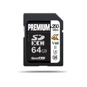 나노플래시 NanoFlash SDXC 64GB UHS-2 v60 10년워런티 데이터복구