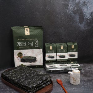 키토산 맛있는 소금 김 종합세트 도시락김 36+전장김 8