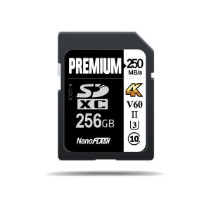 나노플래시 NanoFlash SDXC 256GB UHS-2 v60 10년워런티 데이터복구
